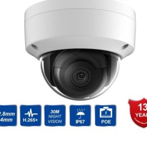 Hik DS-2CD2185FWD-IS 8MP Outdoor Dome ip Camera H.265 Updatable CCTV Camera With Audio and Alarm Interface security kamera